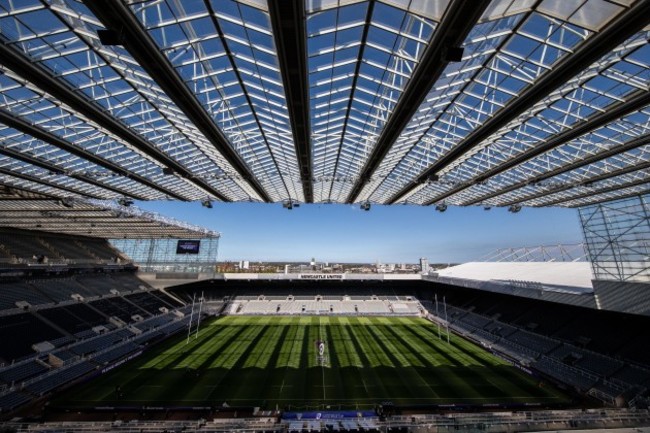 A view of St. James' Park ahead of the game