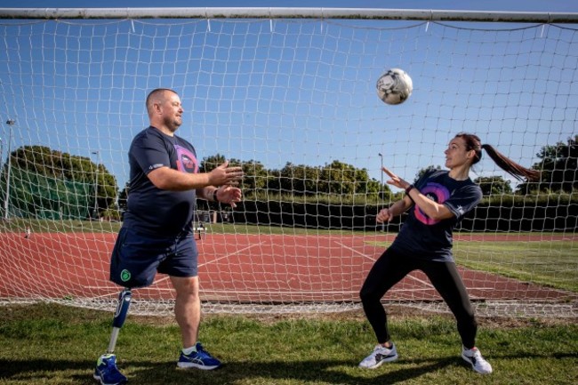 Christy McElligott with Aine O'Gorman