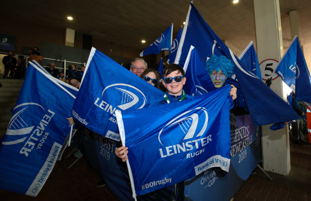 Leinster Supporters ahead of the game
