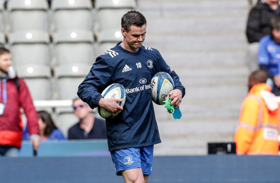 Johnny Sexton during the warm up