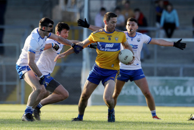 Clare's Gary Brennan under pressure