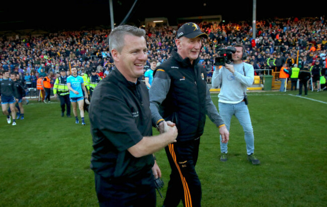 Brian Cody wth Greg Kennedy