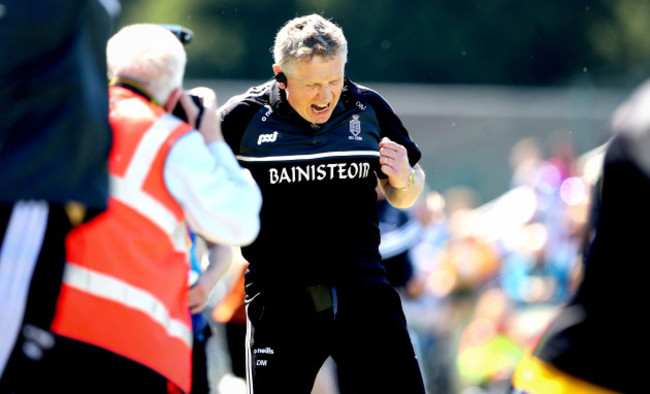 Donal Moloney celebrates at the final whistle