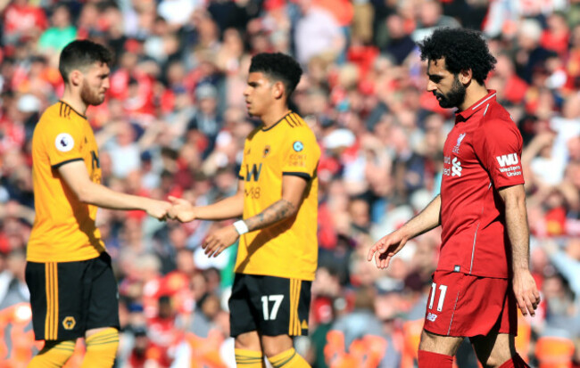 Liverpool v Wolverhampton Wanderers - Premier League - Anfield