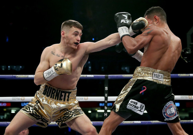 Ryan Burnett with Yonfrez Parejo