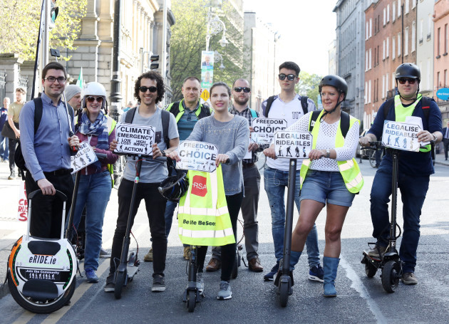 Legalise rideables protest