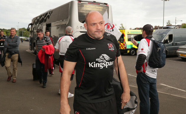 Rory Best arrives