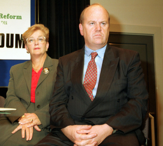 MICHAEL NOONAN DIVORCE REFERENDUM IN IRELAND 1995 RELIGIOUS ISSUES