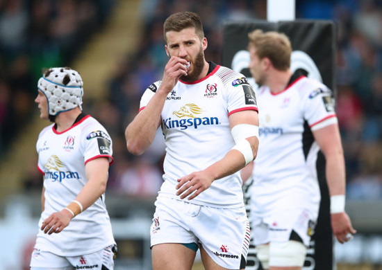 Stuart McCloskey dejected after Ali Price scored his side's second try