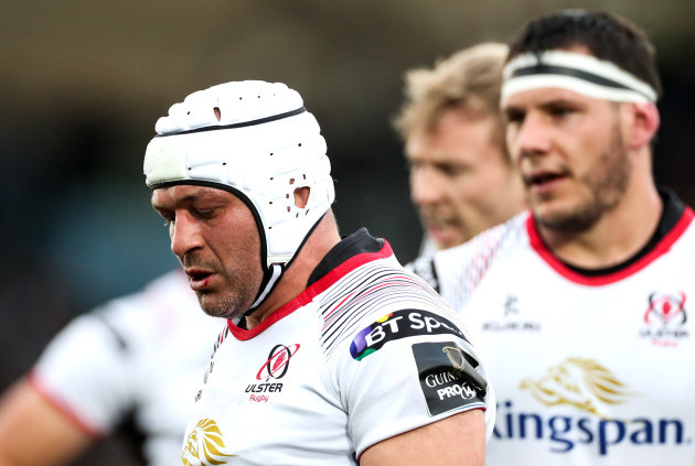Rory Best dejected after Ali Price scored their second try