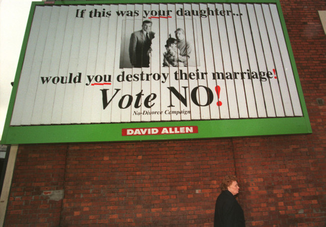 Irish divorce vote poster