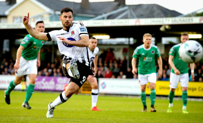 Pat Hoban misses a penalty