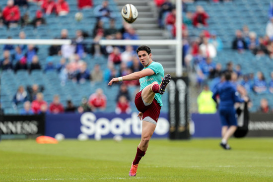 Joey Carbery during the warm-