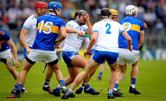 Noel Connors grabs his helmet