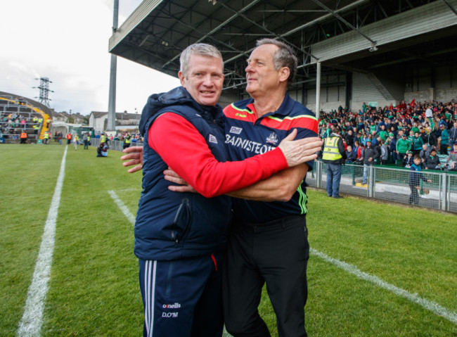 Donal O'Mahony and John Meyler celebrate