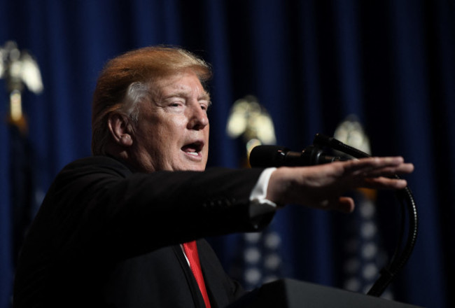 President Trump delivers remarks at the National Association of Realtors Legislative Meetings and Trade Expo - DC