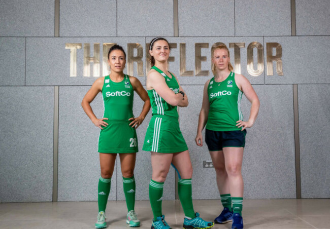 Anna O'Flanagan, Roisin Upton and Ayeisha McFerran