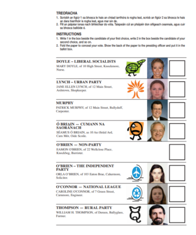 Sample Ballot