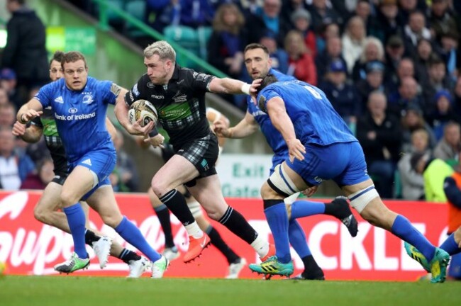 Stuart Hogg with Jack Conan