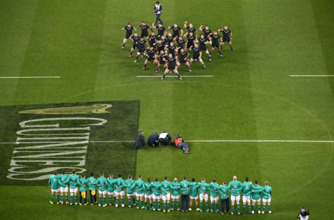 New Zealand perform the Haka