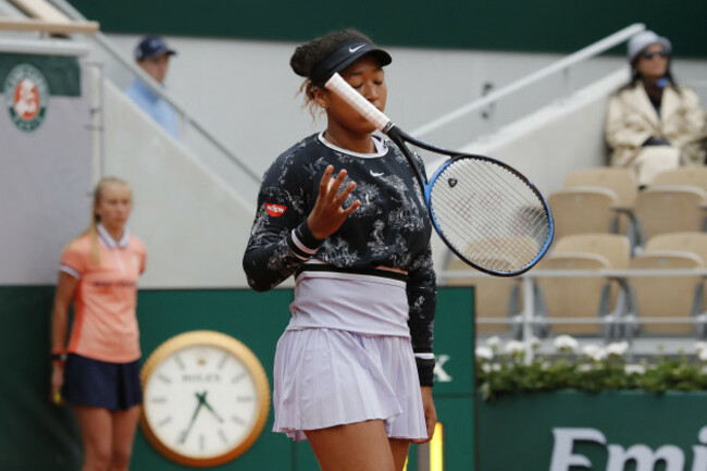 French Open - Naomi Osaka on Day 3