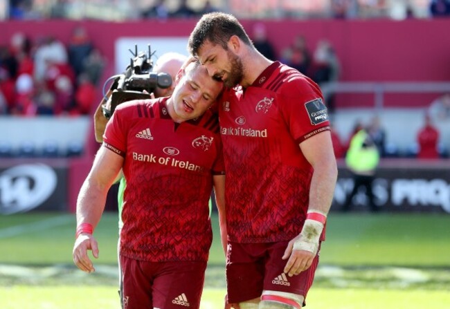 CJ Stander and Jean Kleyn after the game