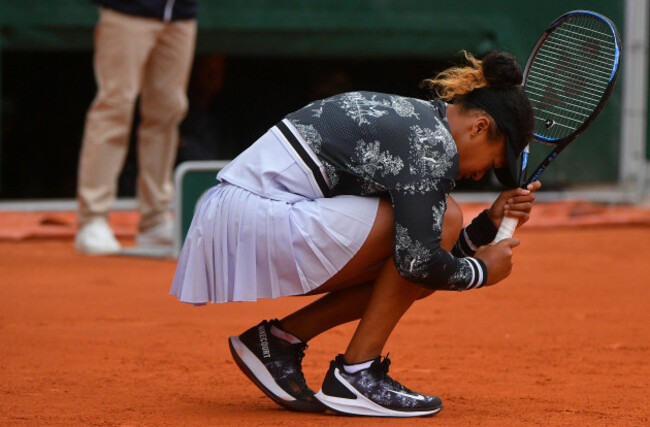 French Open - Naomi Osaka on Day 3