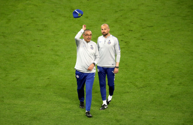 Chelsea Training and Press Conference - Olympic Stadium