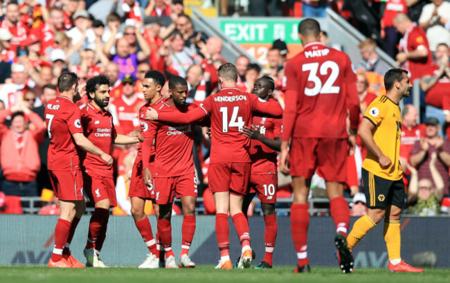 Liverpool v Wolverhampton Wanderers - Premier League - Anfield