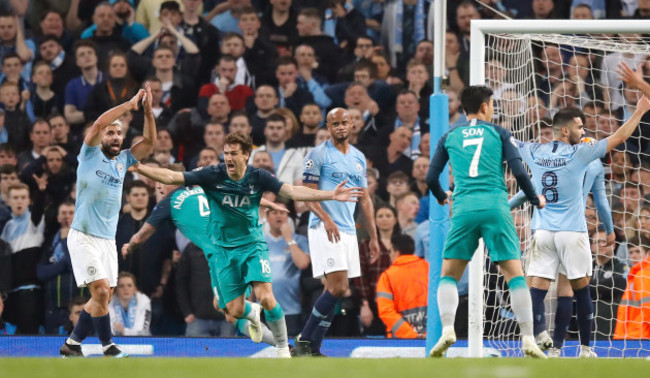 Manchester City v Tottenham Hotspur - UEFA Champions League - Quarter Final - Second Leg - Etihad Stadium