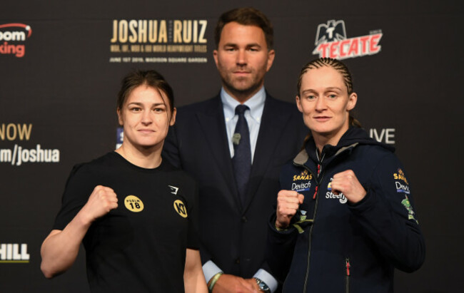 Katie Taylor and Delfine Persoon