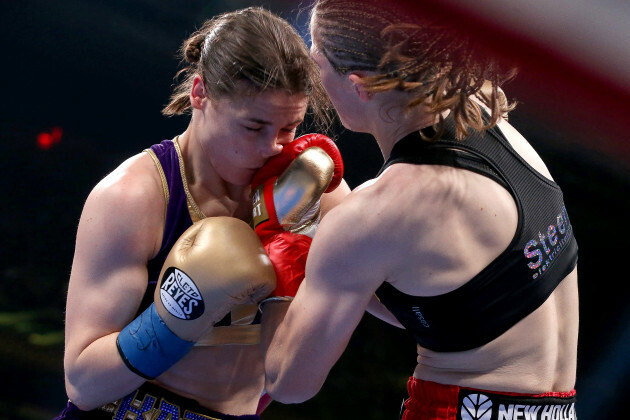 Katie Taylor and Delfine Persoon