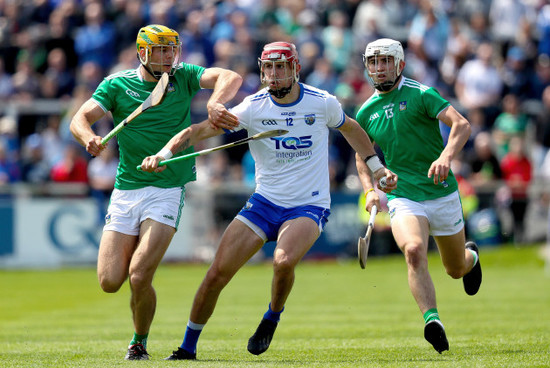 Maurice Shanahan with Aaron Gillane and Dan Morrissey