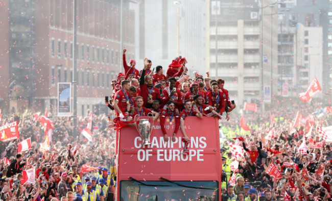 Liverpool Champions League Winners Parade