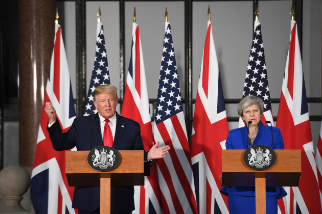 President Trump state visit to UK - Day Two