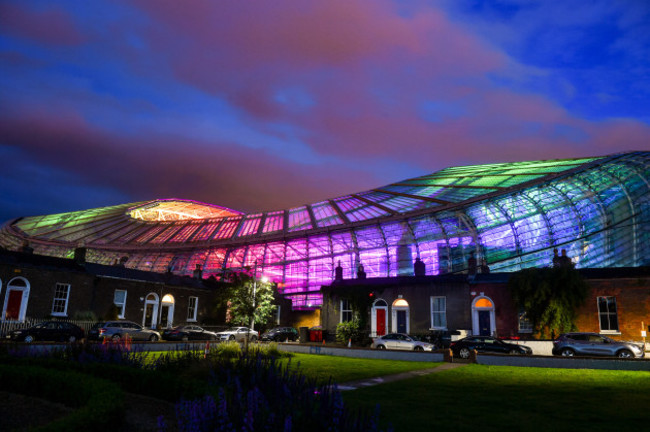 Aviva Ireland light up Aviva Stadium to celebrate Pride Month