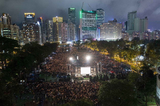 Tiananmen Square 30th Anniversary Vigil Hong Kong