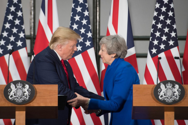 President Trump state visit to UK - Day Two