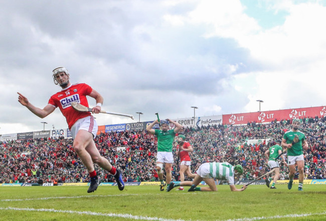 Patrick Horgan celebrates scoring his sides goal