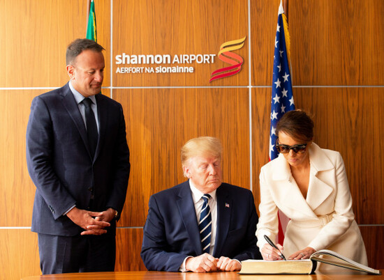 NO FEE DFA US PRESIDENT DONALD TRUMP VISIT TO IRELAND JB8