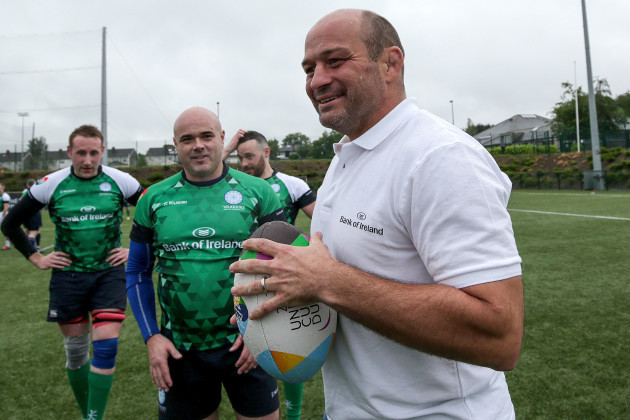 Richie Fagan and Rory Best