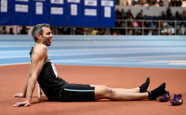 Thomas Barr after the race