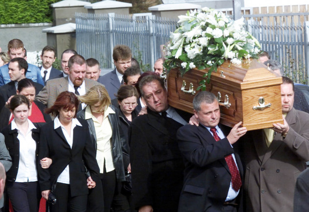 Martin O'Hagan's Funeral
