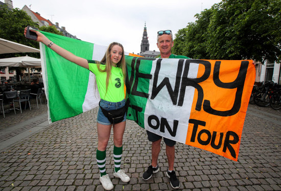 P&aacute;id&iacute; Feehan with her dad Billy Feehan