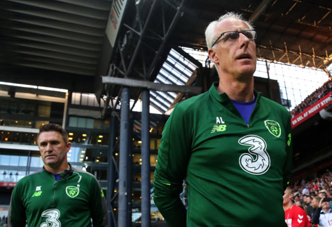 Mick McCarthy and Robbie Keane