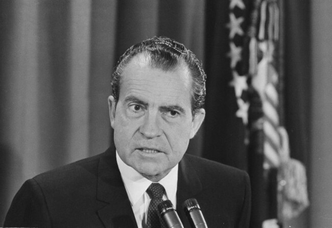 U.S. President Richard Nixon
