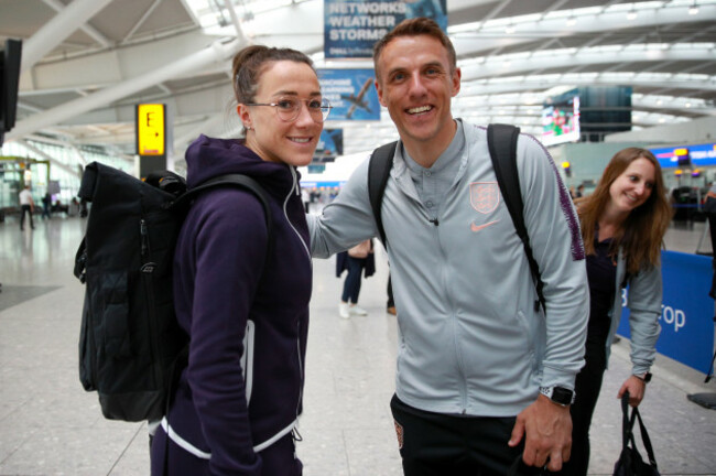 England Women's Departure to France