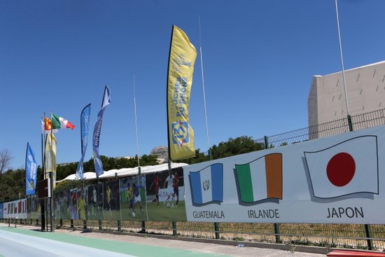 A general view of the Stade de Lattre