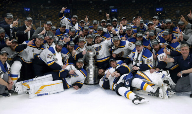 Stanley Cup Blues Bruins Hockey