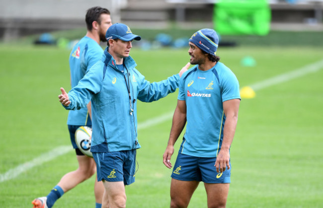 RUGBY WALLABIES TRAINING